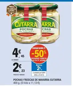 E.Leclerc GUTARRA Pochas frescas de navarra oferta