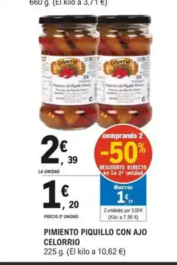 E.Leclerc CELORRIO Pimiento piquillo con ajo oferta