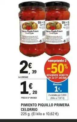 E.Leclerc CELORRIO Pimiento piquillo primera oferta