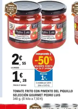 E.Leclerc PEDRO LUIS Tomate frito con pimento del piquillo selección gourmet oferta