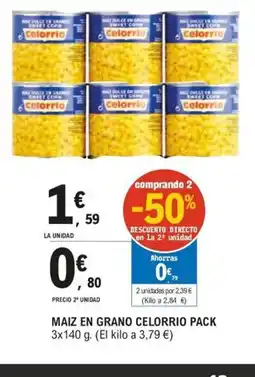 E.Leclerc CELORRIO Maiz en grano oferta