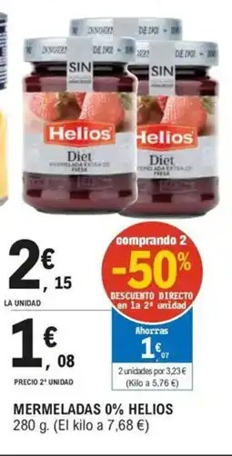 E.Leclerc HELIOS Mermeladas 0% oferta