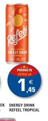 E.Leclerc ENERGY DRINK REFEEL TROPICAL oferta