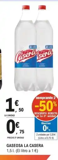 E.Leclerc LA CASERA Gaseosa oferta