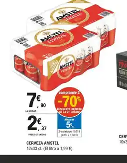 E.Leclerc AMSTEL Cerveza oferta