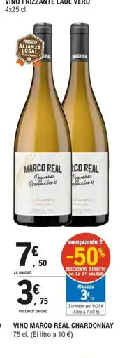E.Leclerc Vino marco real chardonnay oferta