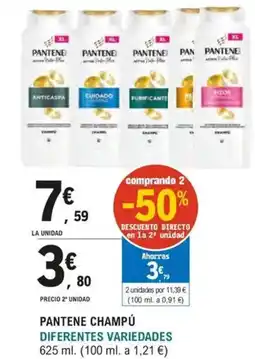 E.Leclerc PANTENE Champú oferta