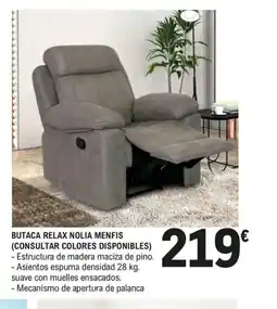 E.Leclerc Butaca relax nolia menfis oferta