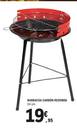E.Leclerc Barbacoa carbón redonda oferta