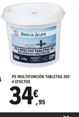 E.Leclerc Ps multifunción tabletas 250 4 efectos oferta