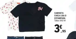 E.Leclerc Chica lisa o estampada oferta