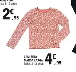 E.Leclerc Camiseta manga larga oferta