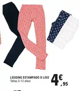 E.Leclerc Legging estampado o liso oferta