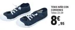 E.Leclerc Tenis niño con cordones oferta
