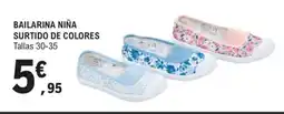 E.Leclerc Bailarina niña surtido de colores oferta