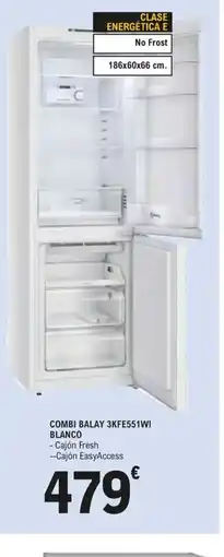 E.Leclerc BALAY Combi 3kfe551wi blanco oferta