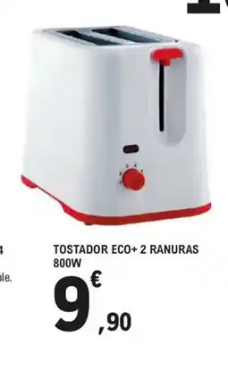 E.Leclerc Tostador eco+ 2 ranuras oferta