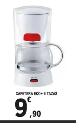 E.Leclerc Cafetera eco+ 6 tazas oferta