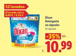 Lidl DIXAN Detergente en cápsulas oferta