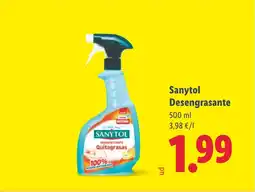 Lidl SANYTOL Desengrasante oferta
