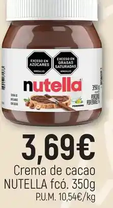CoMarket Nutella - crema de cacao fco oferta