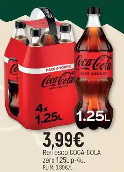 CoMarket Coca-cola - refresco zero oferta