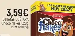 CoMarket Cuétara - galletas choco flakes oferta