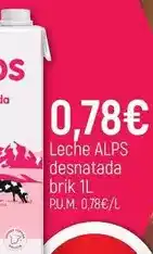 CoMarket Alps - leche desnatada oferta