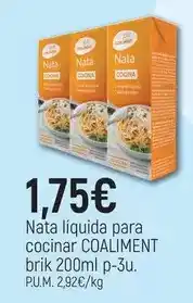 CoMarket Coaliment - nata liquida para cocinar oferta