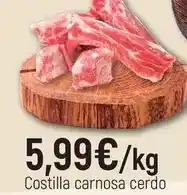 CoMarket Costilla carnosa cerdo oferta