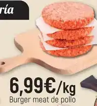 CoMarket Burger meat de pollo oferta