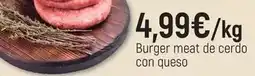 CoMarket Burger meat de cerdo con queso oferta