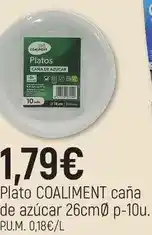 CoMarket Coaliment - plato caña de azúcar oferta