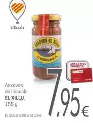 Valvi Supermercats El xillu - anxoves de l'escala oferta