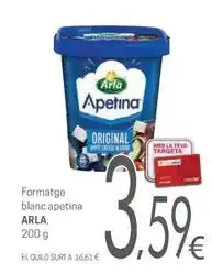 Valvi Supermercats Arla - formatge blanc apetina oferta