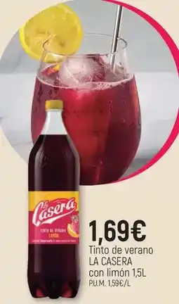 CoMarket La casera - tinto de verano con limon oferta