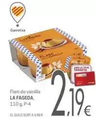 Valvi Supermercats La fageda - flam de vainilla oferta