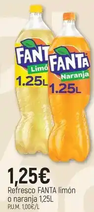 CoMarket Fanta - refresco limon o naranja oferta