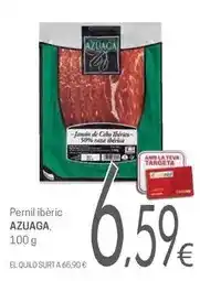 Valvi Supermercats Azuaga - pernil iberic oferta