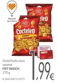Valvi Supermercats Frit ravich - coctel fruits secs oferta