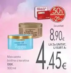 Valvi Supermercats Ogx - mascareta biotina o keratina oferta