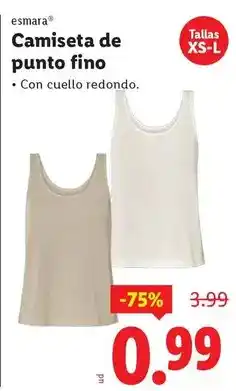 Ocine Esmara - camiseta de punto fino oferta