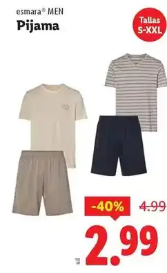 Ocine Esmara men - pijama oferta