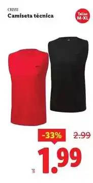 Ocine Crivit - camiseta técnica oferta