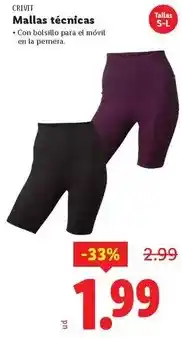 Ocine Crivit - mallas técnicas oferta