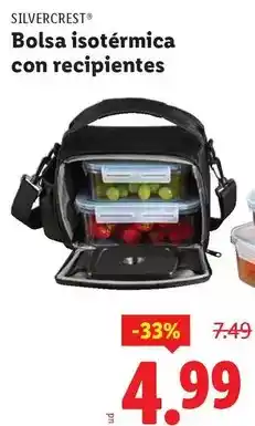 Ocine Silvercrest - bolsa isotérmica con recipientes oferta