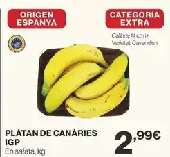 El Corte Inglés Origen - platan de canaries igp oferta