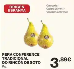 El Corte Inglés Origen - pera conference tradicional do rincon de soto oferta