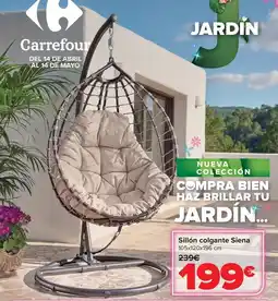Carrefour Sillon colgante siena oferta