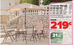 Carrefour Conjunto málaga rectangular oferta